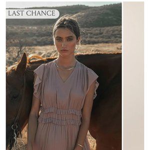 Bohme Willa Ruffle Dress In Lavender